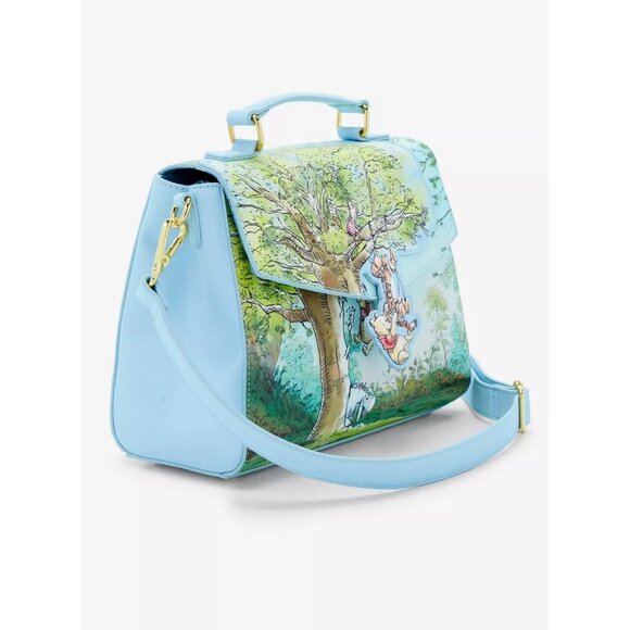 NWT Loungefly Disney Winnie the Pooh Scenic Handbag - BoxLunch Exclusive - Picture 1 of 6